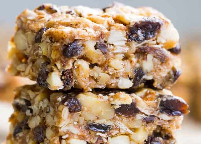 Homemade granola bars are a great swap for store-bought when adopting healthy eating habits.