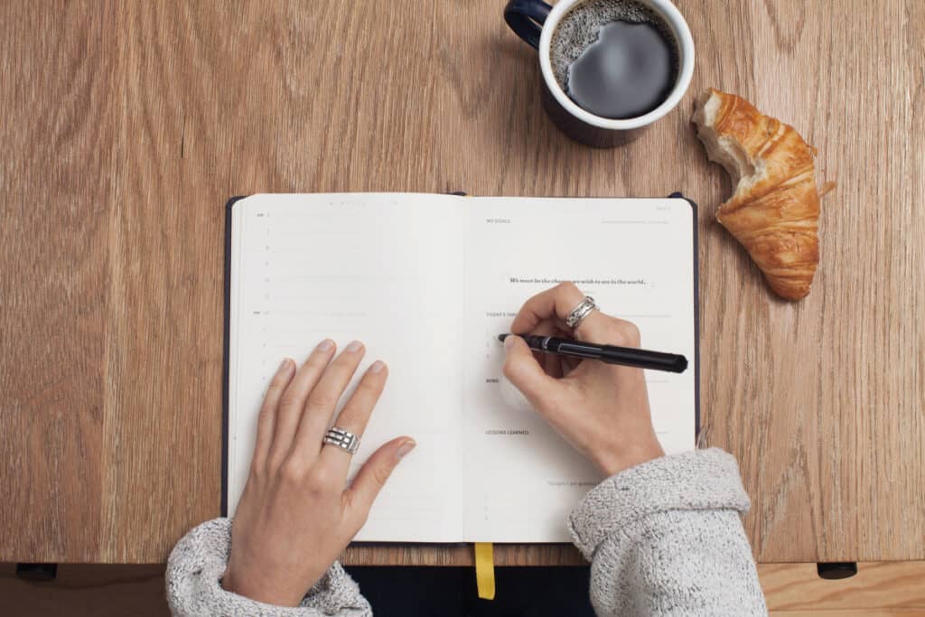 Food journaling is an important element to healthy eating habits.